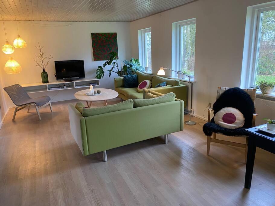 Villa Skont Hus Pa Landet Taet Pa Billund Give Exterior foto